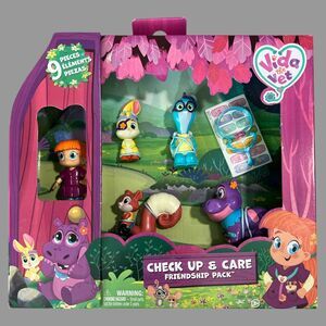Vida the Vet Check Up & Care Toy Set Zigzag Fergie Juno Tidbit Figures NEW